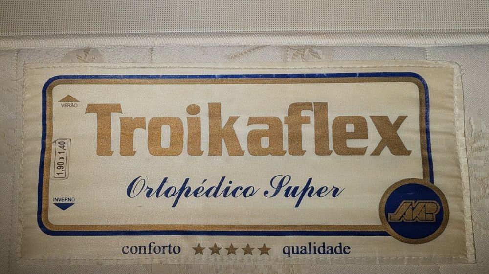 Cama Queen Size IKEA Sultan + Colchão 190 x 140