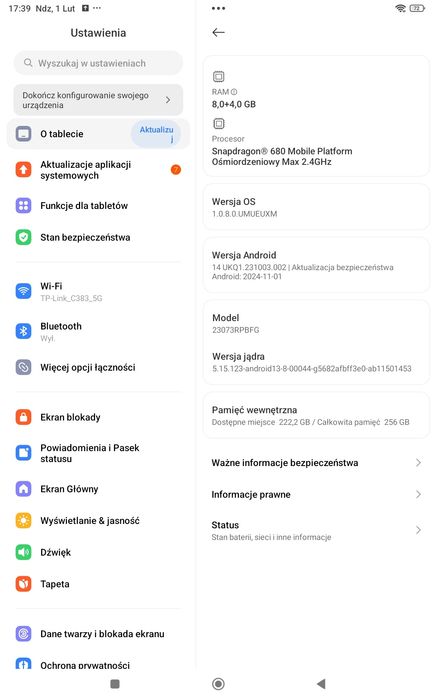 Xiaomi pad se 8gb/256gb