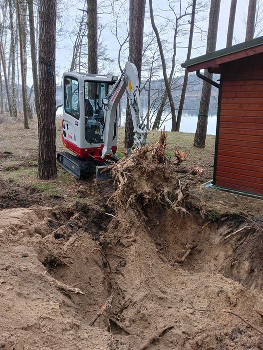 Usługi minnikoparka koparką wywrotka 3.5tony