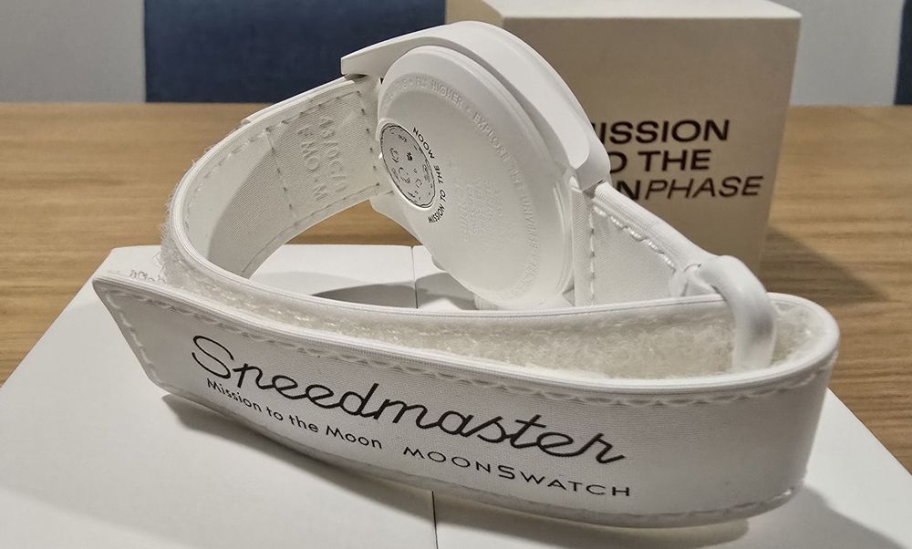 *NOVO* Omega x Swatch Mission to the Moonphase Full Moon Branco (42mm)