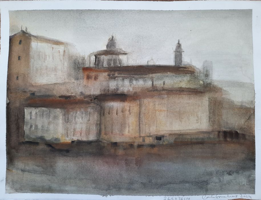 Aguarelas originais e de edição única sobre o Porto o Porto