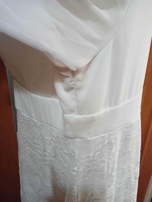 Piękna, błyszcząca suknia ślubna, 54/56.