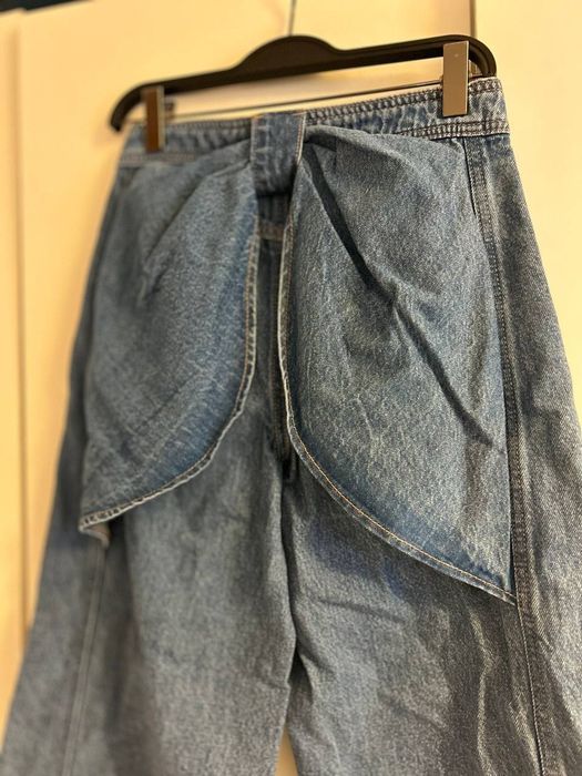 Нові джинси wide leg у цікавому крої для дівчинки 10-11 років