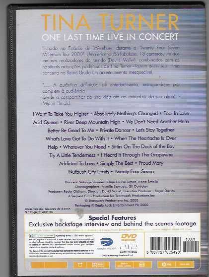 Tina Turner. One Last Time Live In Concert.