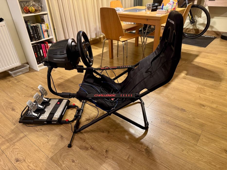 Zestaw do sim racingu Thrustmaster T300RS + T-LCM + Playseat Challenge