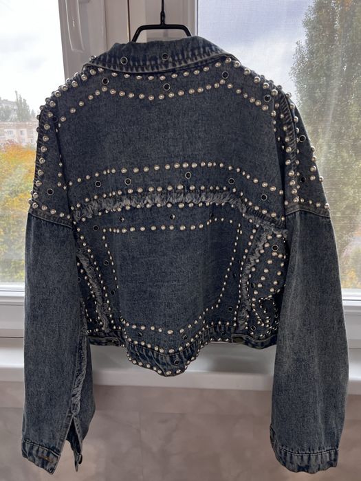 Стильний джинсовий піджак