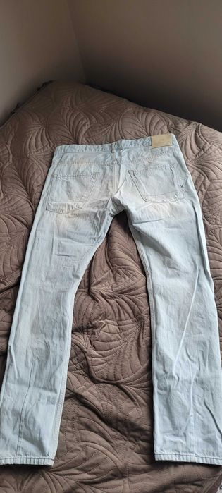 Scotch & Soda 36/32 Phaidon jeans spodnie bawełna jasne niebieskie
