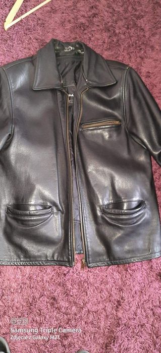 Kurtka skórzana męska XL