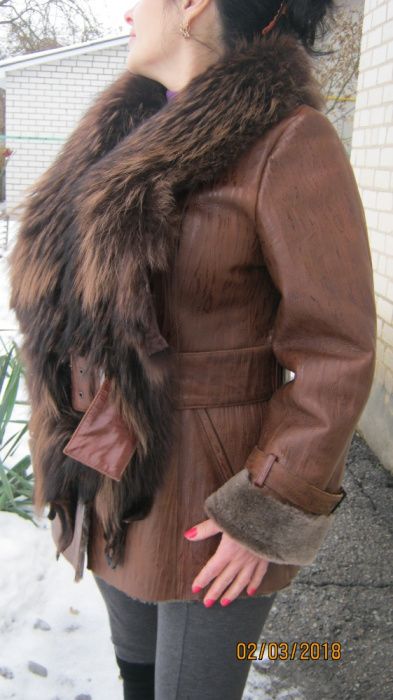 Новая итальянская дубленка.