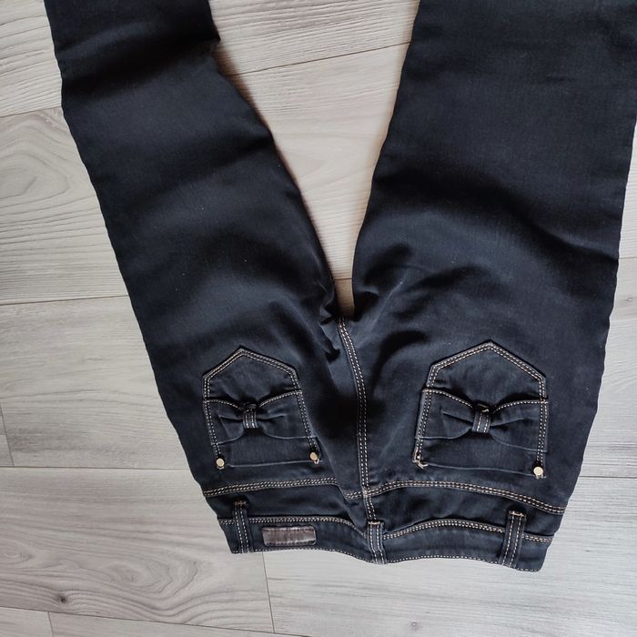 Czarne jeansy damskie XS Bardzo Polecam