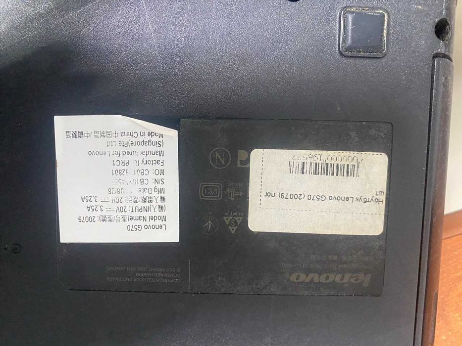 Продам ноутбук Lenovo G570 не робочий