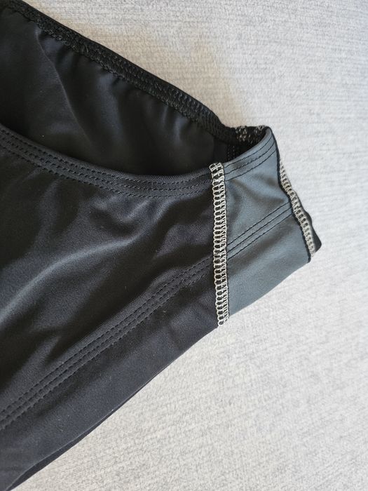 Kąpielówki męskie sportowe czarne szybkoschnące slipy basen plaża Size S
