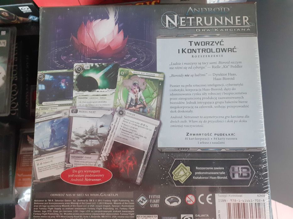 Android Netrunner - Tworzyć i kontrolować, nowa, folia