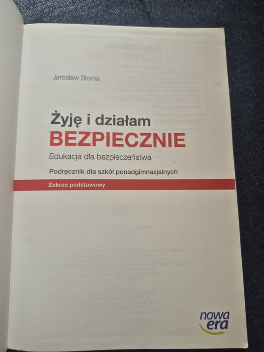 Żyję i działam bezpiecznie nowa era