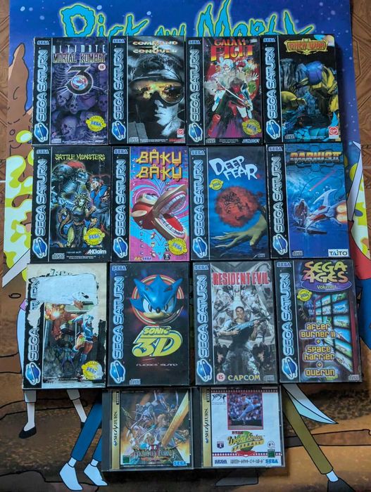 Jogos Mega drive e Sega Saturn