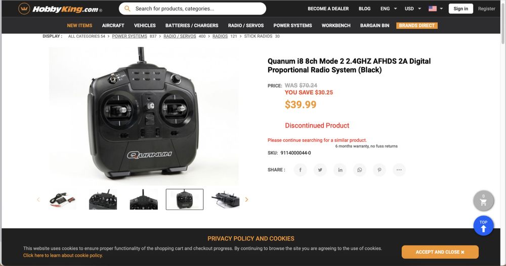 Квадрокоптер у валізі + пульт Quanum