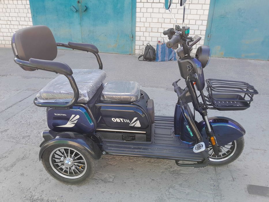 Електротрайк, триколіснийелектроскутер, трицил Corso.    САМОВЫВОЗ!