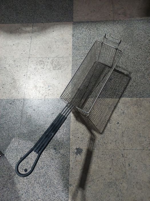 Cesta para fritar aço inox
