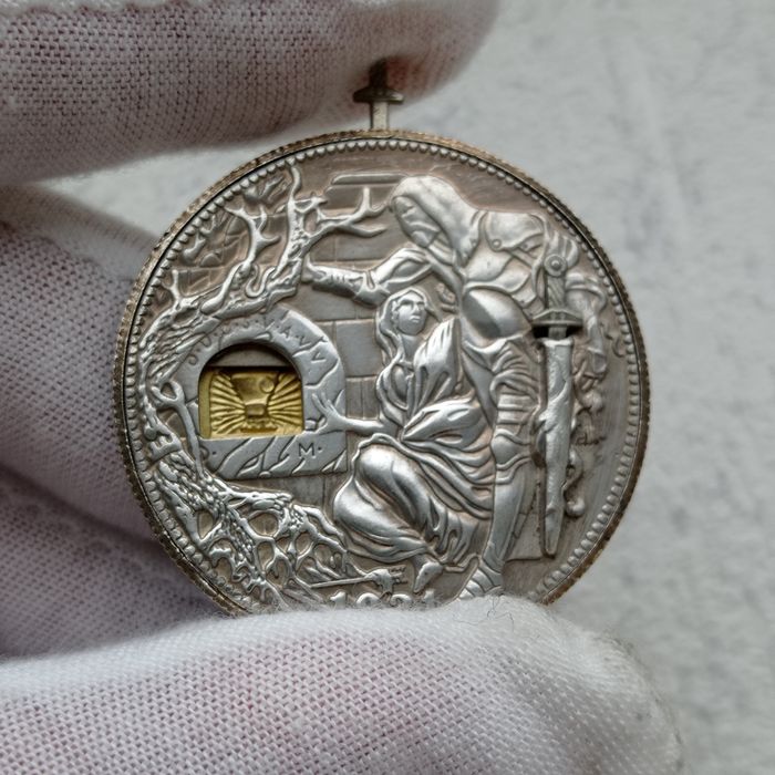 Монета Святий Грааль з прихованим механізмом #2