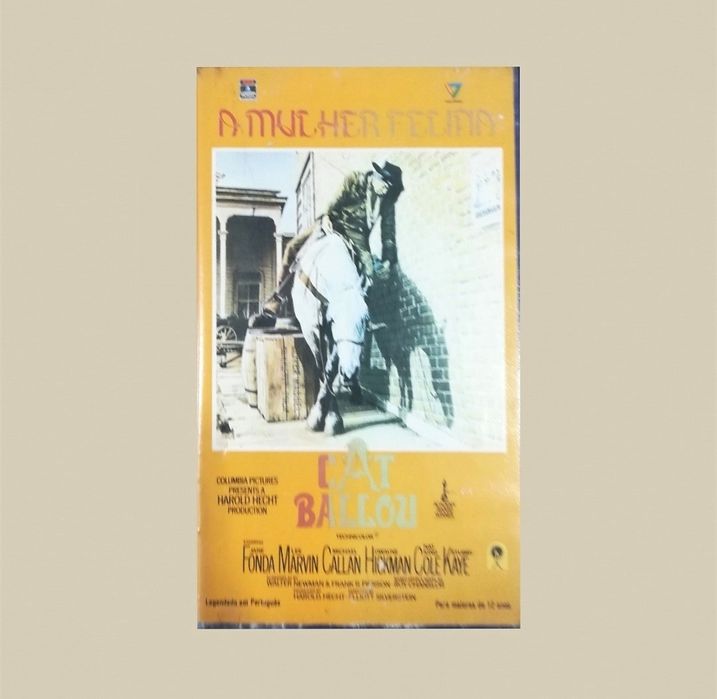 Filme "Mulher Felina" em formato VHS original, 1965