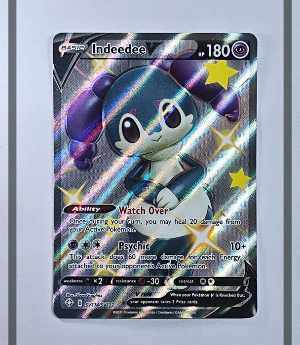 Indeedee V SV114/SV122 SHF Pokemon ENG-NM