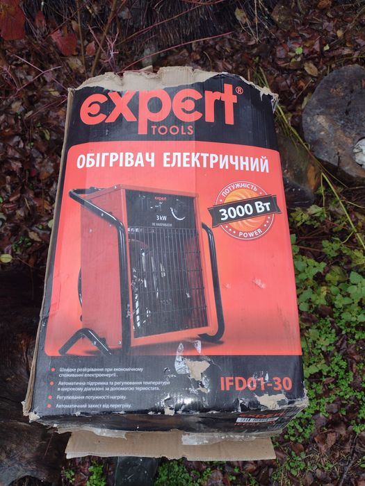 Продам тепловий обігрівач Expert tools ІFD01-30 3квт.