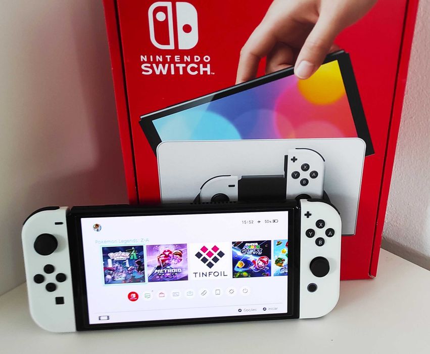 [Nova/Selada] - Nintendo Switch Oled - Desbloqueada CFW - Cartão 128gb