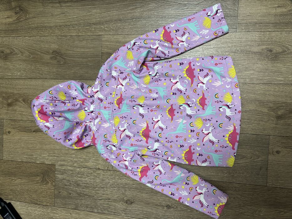 Куртка вітровка softshell для дівчинки 7-8 років