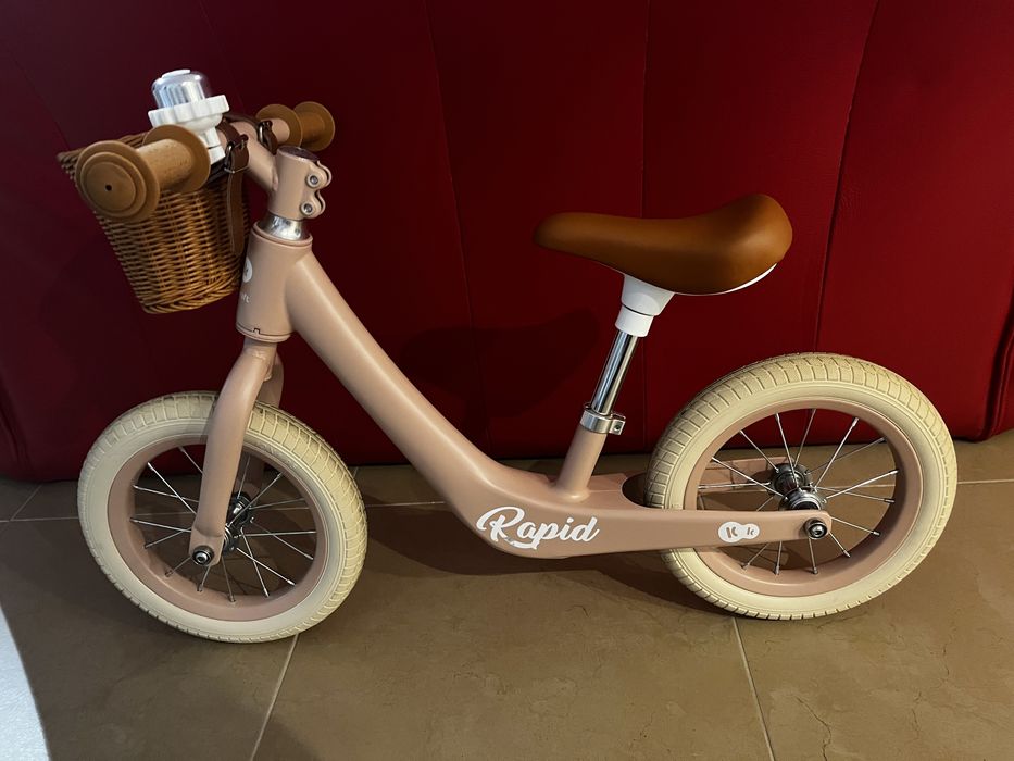 Bicicleta de Equilíbrio Kinderkraft Rapid Retro - Como Nova!