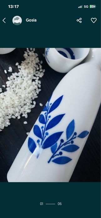 Japoński zestaw do Sake.Nowy.