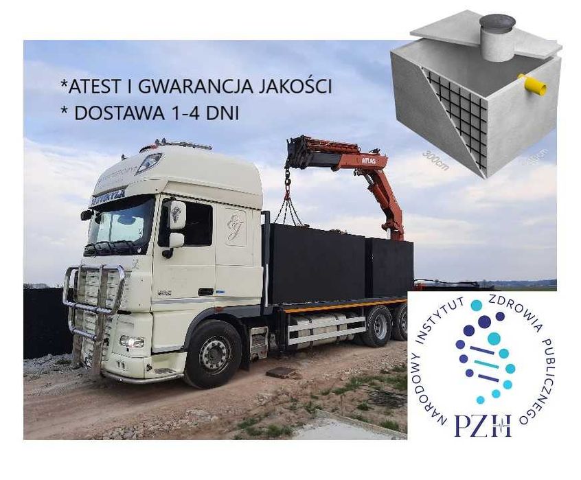 Szambo, szamba betonowe, zbiorniki na deszczówkę, gnojowicę.
