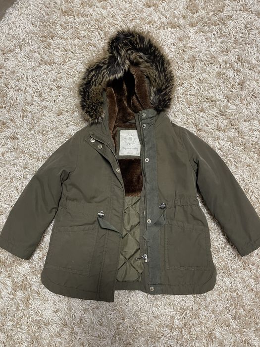Парка для дівчинки 110 см