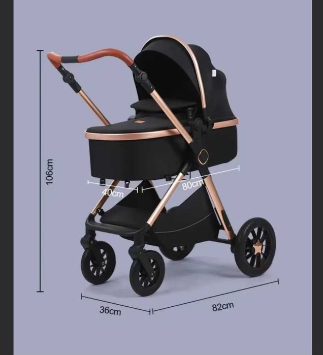 Коляска 3 в 1 Kidilo  трансформер  H2D (Grey)