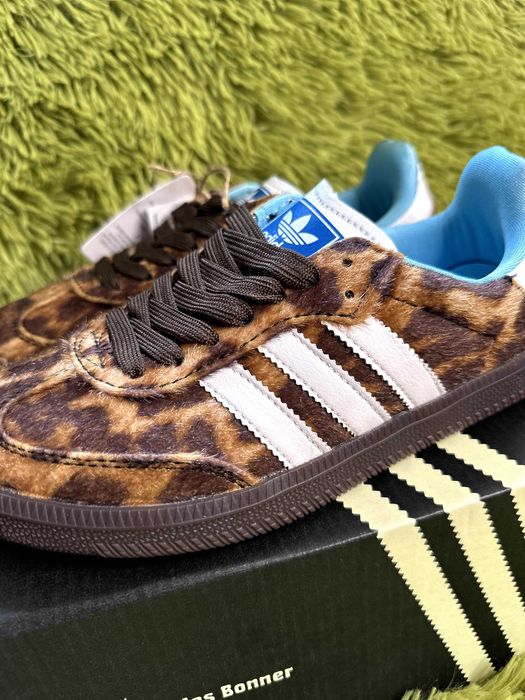 Кросівки Adidas Samba x Wales Bonner (леопард)