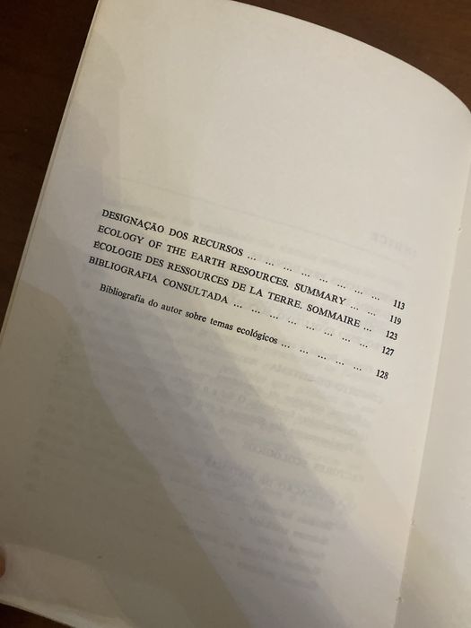 Livro Ecologia dos Recursos da Terra de M. Gomes Guerreiro