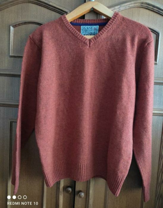 Пуловер 100% вовна,унісекс