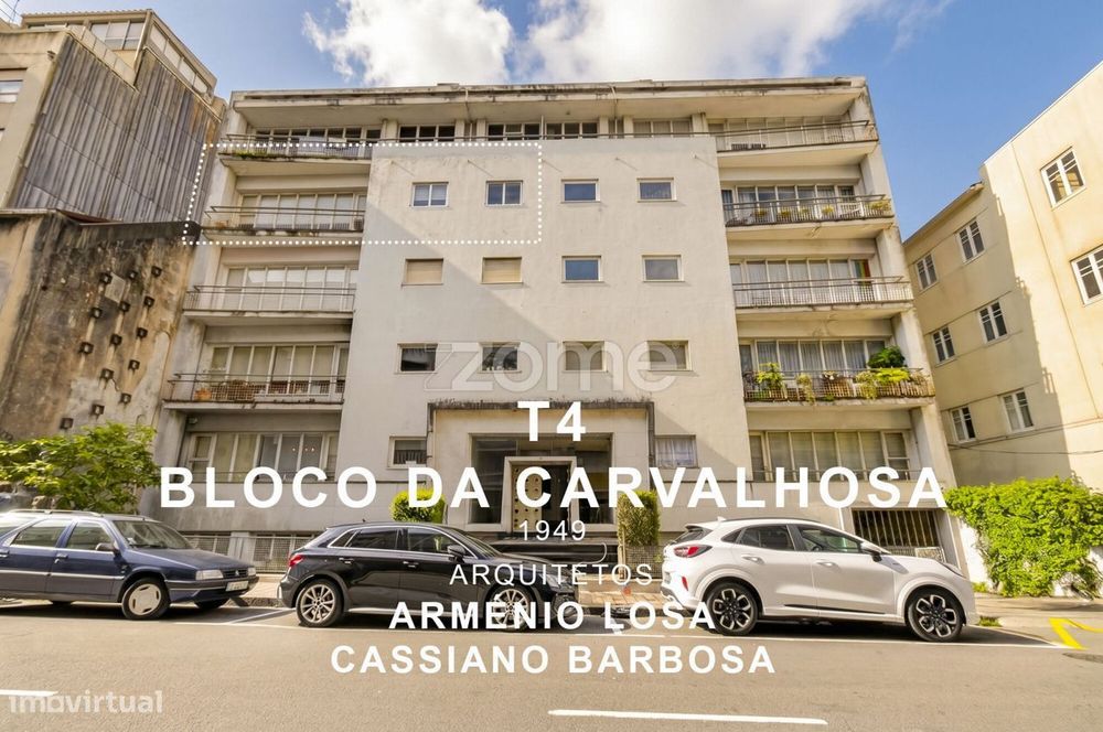Apartamento T4 no Bloco da Carvalhosa, Rua da Boavista, Porto