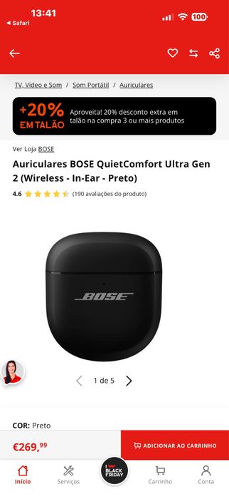 Phones bose muito bom estado