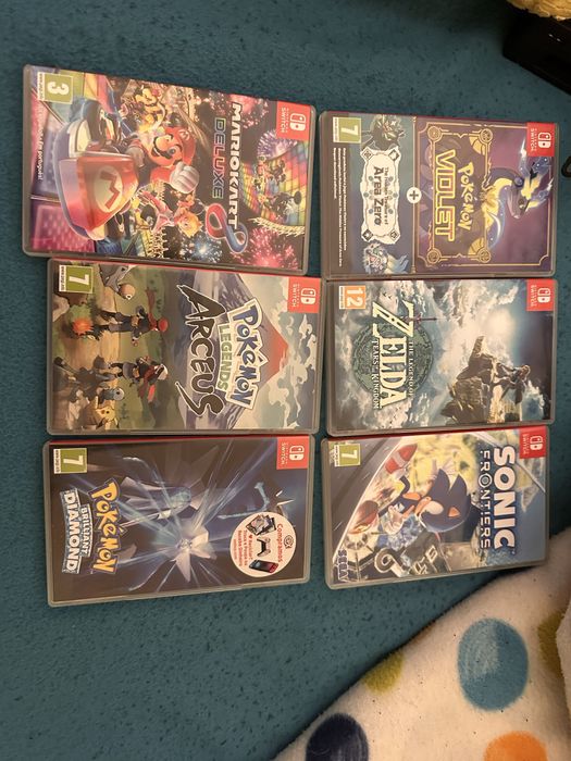 Nintendo switch + 6 Jogos - Excelente estado