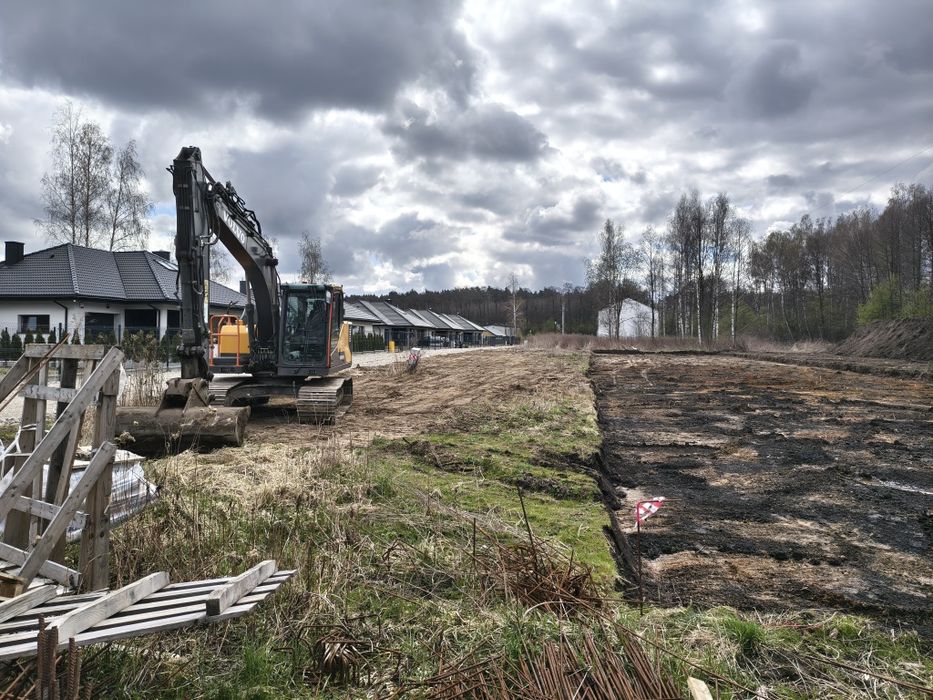 Usługi mini koparka, młot do kucia betonu