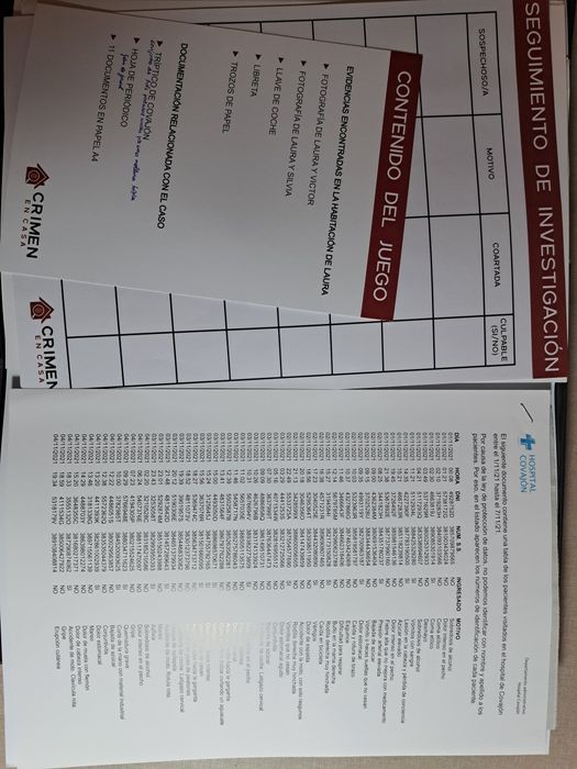Jogo Crimen en Casa em Espanhol - Envio rápido - Nunca usado!