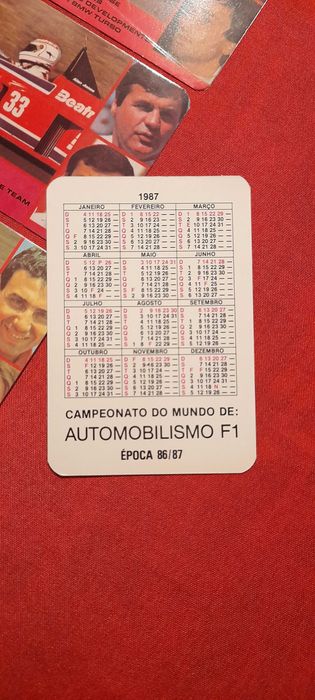 Calendários campeonato mundial F1 1986