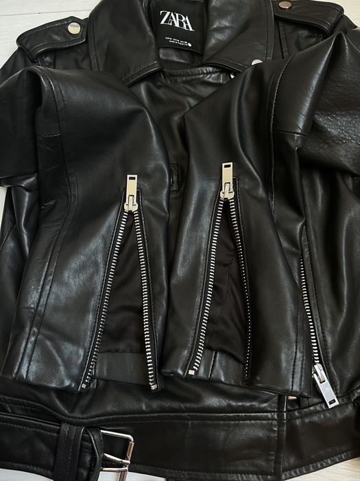 Косуха ZARA натуральная кожа M S XS