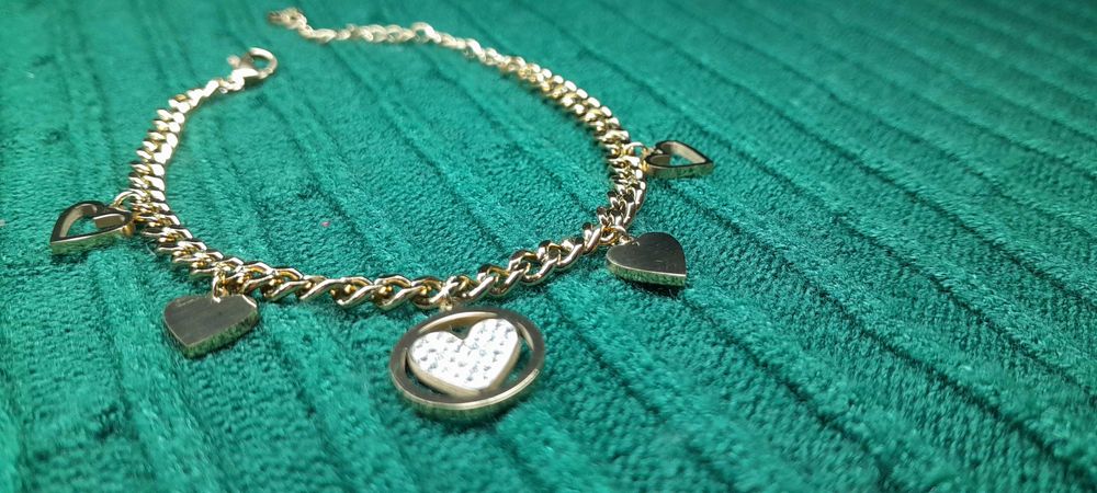 Bransoletka celebrytka serca