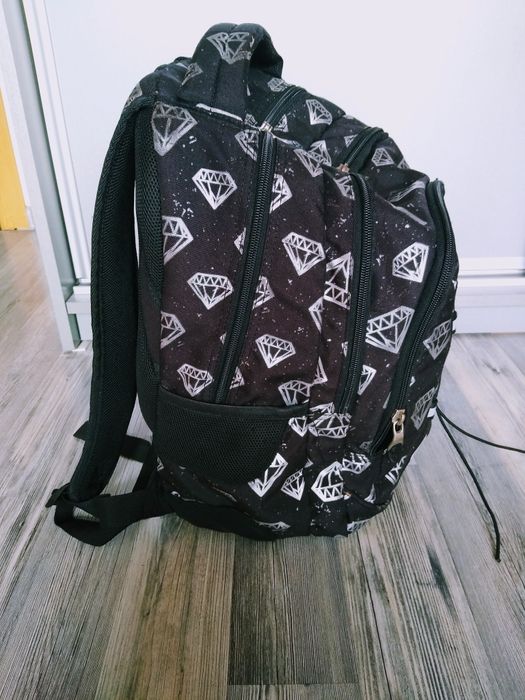 Plecak szkolny  St.Majewski w diamenty