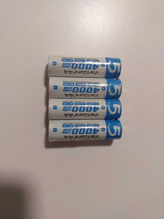 Акумуляторна батарея VariCore AA-1.5В 4000mWh(2667mAh) USB-C 1 штука