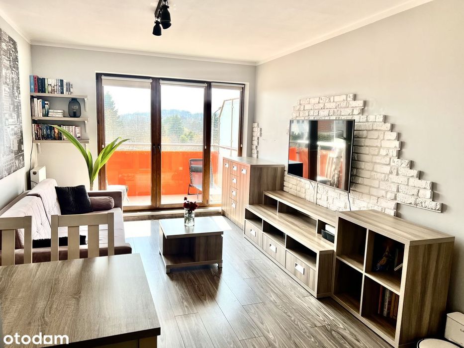 Mieszkanie 44 m² – 2 pokoje, balkon, garaż, spokojna okolica