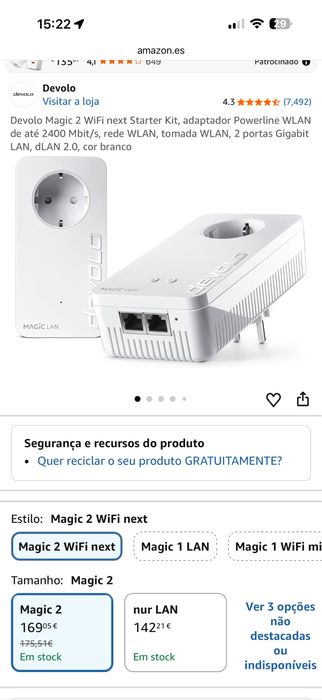 Devolo Magic 2 Extensor Internet Wifi