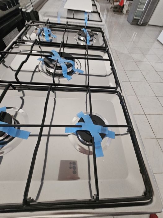 Fogão com porta bilhas gás