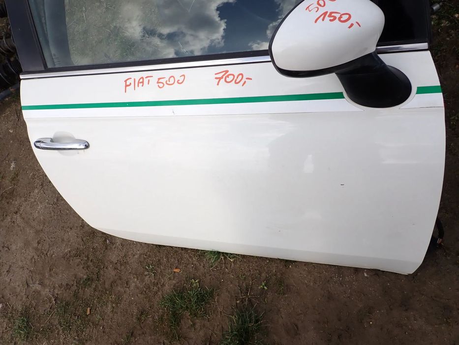 FIAT 500 LUSTERKO PRAWE EUROPA